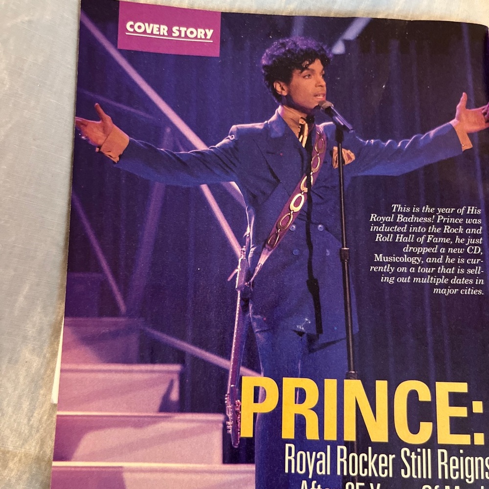 JET Magazine, featuring Prince